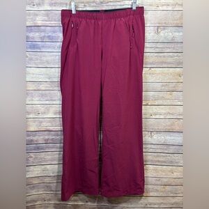 NWT PASKHO IMAGINE - INSANELY COMFY LONG-HAUL FLIGHT PANTS IN RED MAPLE Medium
